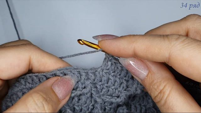 Carpet "Ornament" 33-36 row/ Ковёр «Орнамент» 33-36 ряд. МК полный и подробный! / Halı "Süs" 33-36. смотреть онлайн