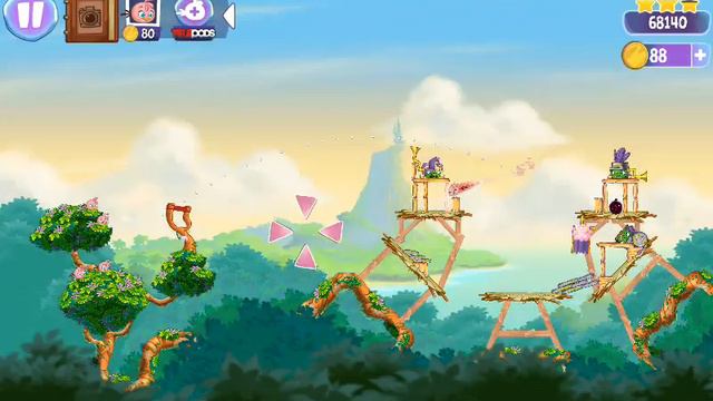 Angry Birds Stella BOSS 1 ALL STARS Wall of PIg 1 смотреть онлайн