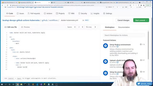 Level-up your DevOps with GitHub Actions and Kubernetes - Rob Richardson, Cyral смотреть онлайн