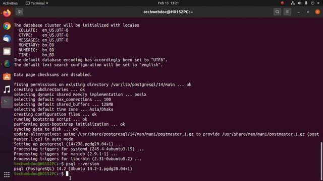 How to install PostgreSQL 14 | set password for postgres user | fix peer auth for postgres on Ubunt смотреть онлайн