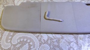 Ремонт солнцезащитного козырька на Калине 1(крепеж )