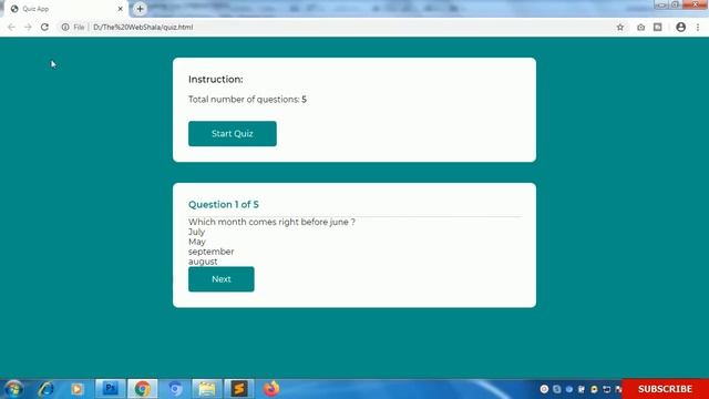 #1 Random Quiz Application using by Html Css Javascript смотреть онлайн