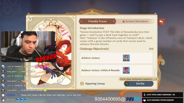 [Hindi] I want Yoimiya!! Genshin Now Star Rail Later! AR 58 TB 46 | India Live! смотреть онлайн