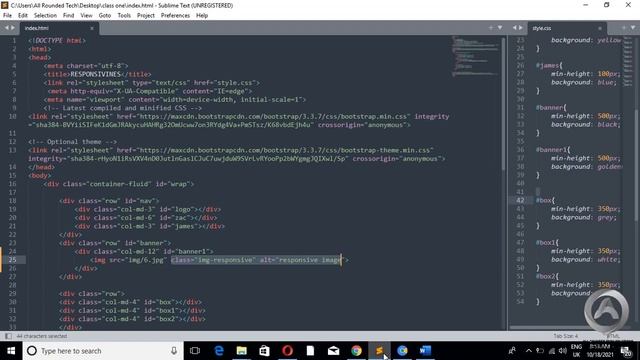 How Create A full Content Responsive Website смотреть онлайн
