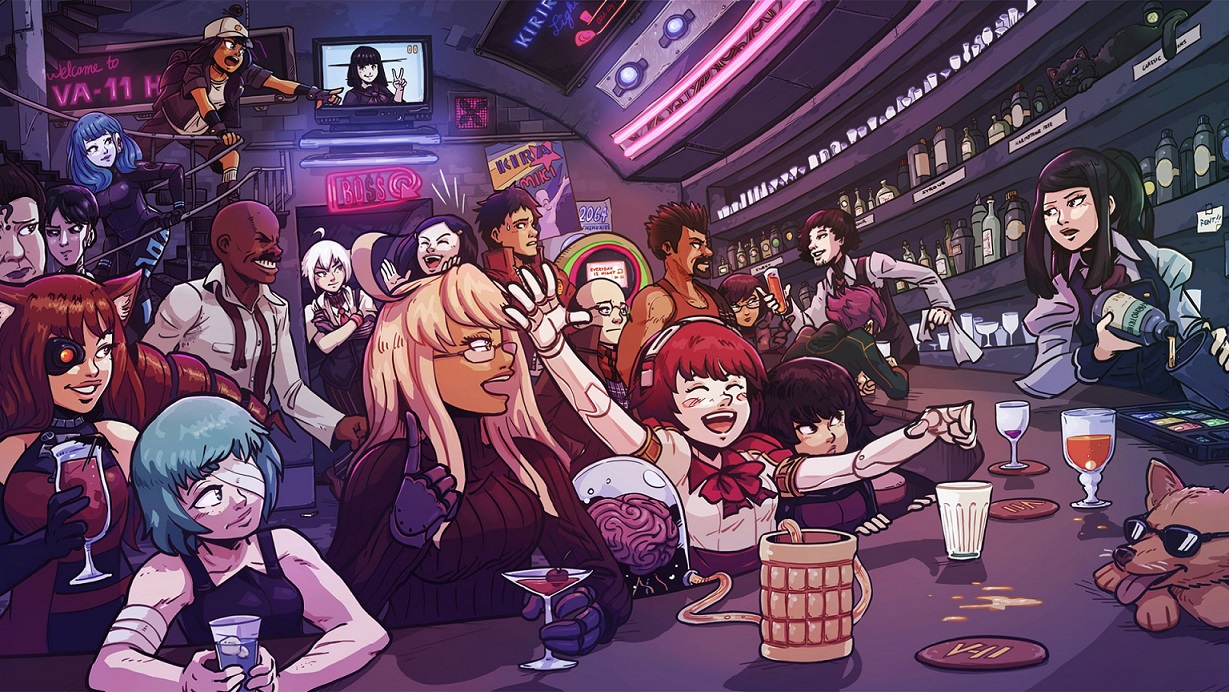 VA-11 Hall-A Cyberpunk Bartender Action. 30 декабря. Джиллиан потрахался! смотреть онлайн