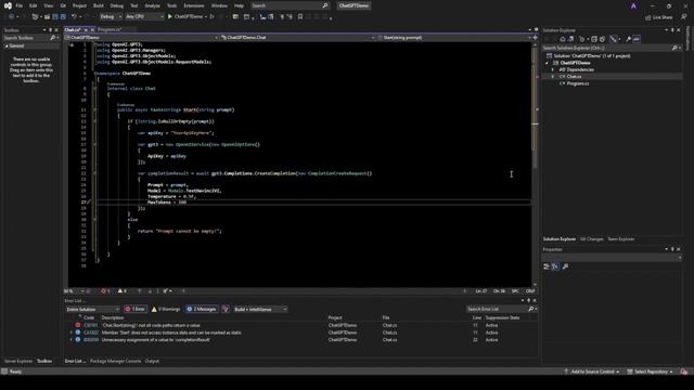 ChatGPT Integration with C# смотреть онлайн