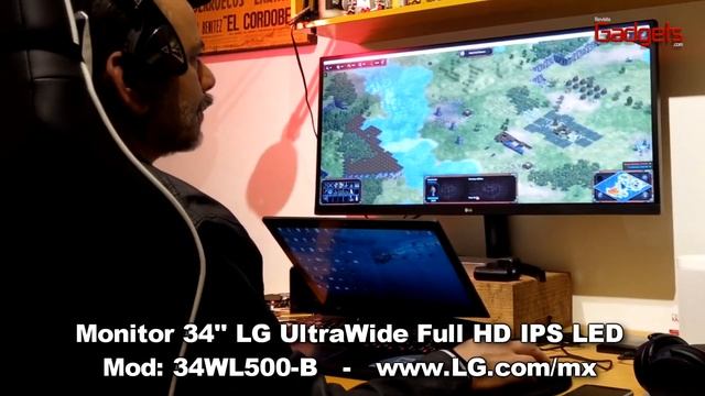 Monitor de 34" LG UltaWide Full HD IPS LED смотреть онлайн