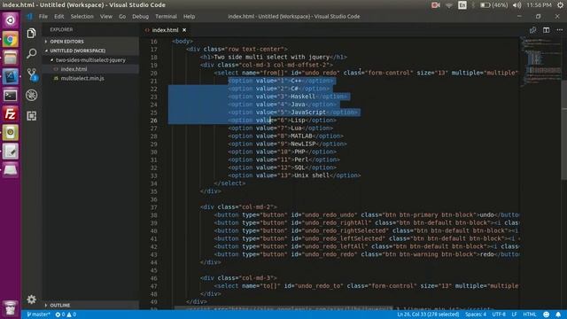 How to Add Multi Select Option in Web Application смотреть онлайн
