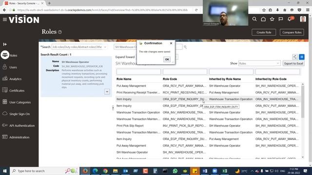 Oracle Fusion Inventory Custom Role Live Session (In Arabic Audio) смотреть онлайн