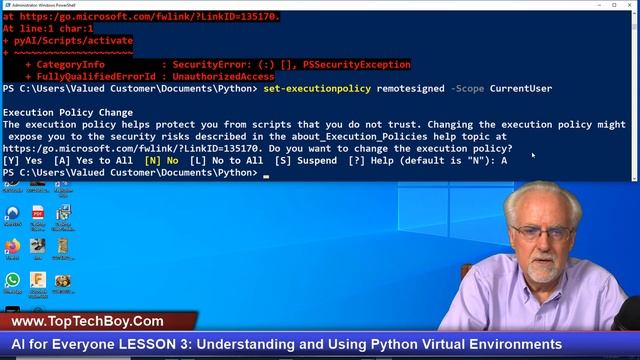 AI for Everyone LESSON 3: Understanding and Using Python Virtual Environments смотреть онлайн