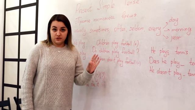 Грамматика с Кристиной: Present Simple