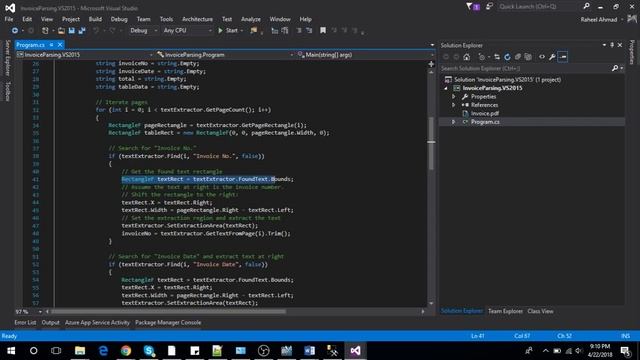 Invoice Parsing using ByteScout PDF Extractor SDK – C# смотреть онлайн