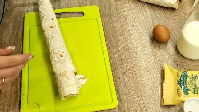 Пирог с мясом улитка. Обед