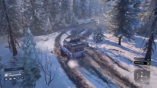SnowRunner - En busca de Transmision total del Caterpillar CT680 - Que frio!!! смотреть онлайн