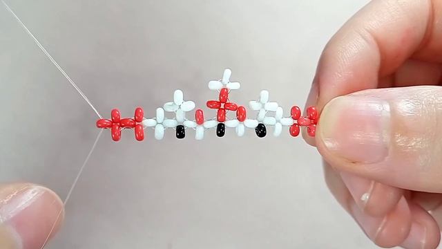Мишка Новогодний #2 Кольцо из бисера смотреть онлайн