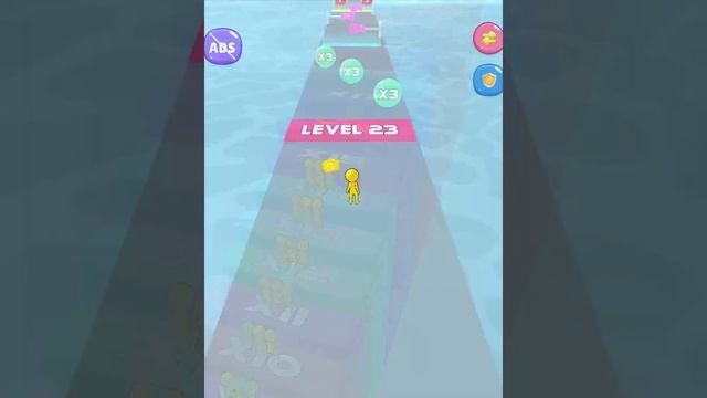Runner Pusher - All Levels Gameplay (Android IOS) смотреть онлайн