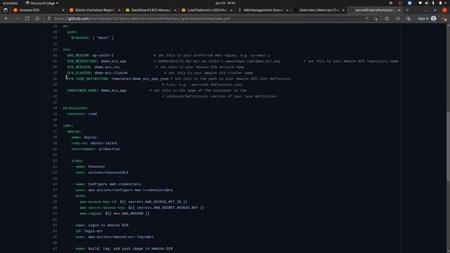 AWS ECS with Terraform and GitHub Actions смотреть онлайн