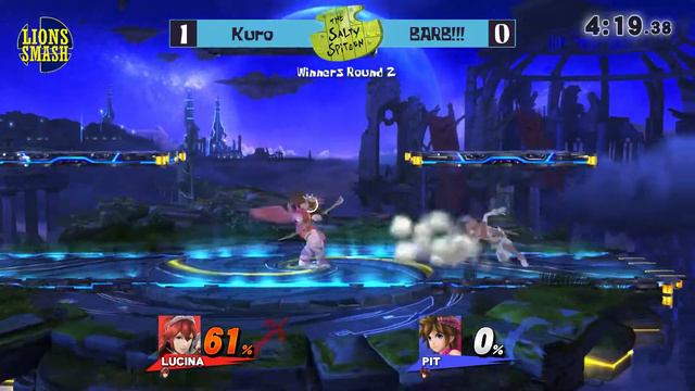 The Salty Spitoon #1 - Kuro (Lucina) vs BARB!!! (Mario, Pit) - Smash 4 Winners Round 2 смотреть онлайн