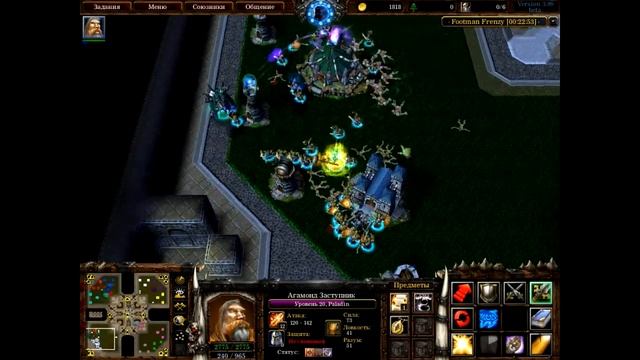 Warcraft 3 Footman Frenzy [Action] гайд для новичков (Paladin)#10 смотреть онлайн
