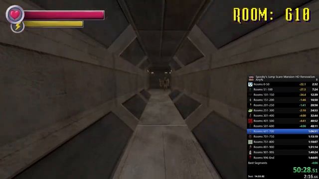 [Rooms 1-1000] Spooky's Jumpscare Mansion HDR Speedrun (1:40:04.26) смотреть онлайн