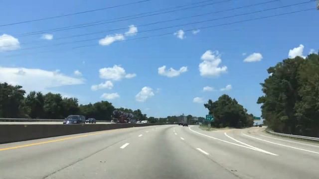 Drive Through Richmond VA 95 North from Broad St to 295 смотреть онлайн