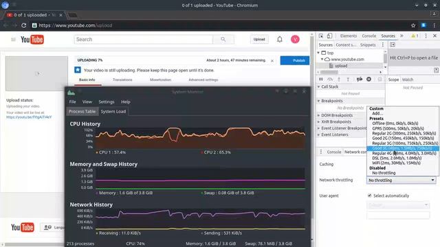 EASY limit upload bandwidth to YouTube using Chrome смотреть онлайн