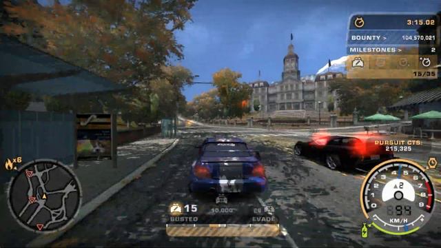 No Speedbreaker - Hard Final Pursuit with Subaru Impreza WRX STI смотреть онлайн