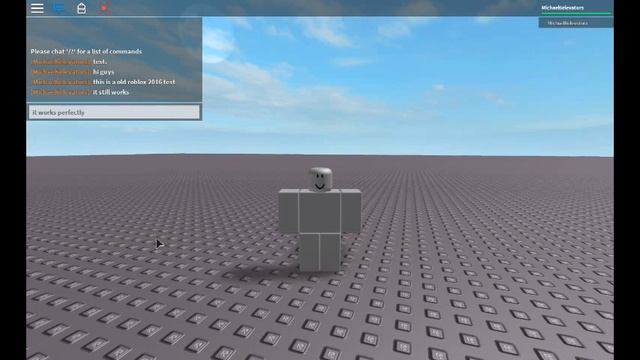 testing old roblox (roblox studio 2016) смотреть онлайн