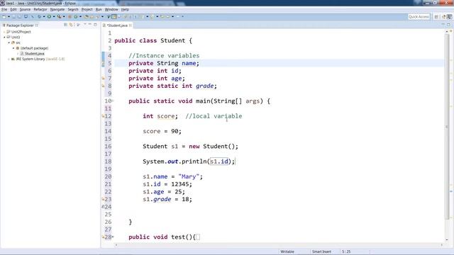 Java Programming 1 - Class, Objects, Methods, Part 1 смотреть онлайн