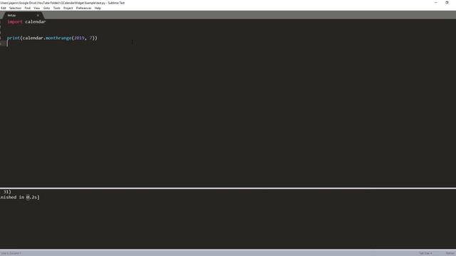 Python Tutorial | Find the first weekday and last day of a month смотреть онлайн