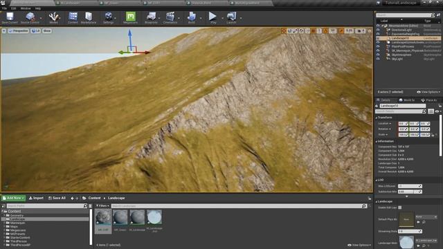 How to INSTANTLY TEXTURE your landscapes in UE4 - Unreal Engine tutorial смотреть онлайн