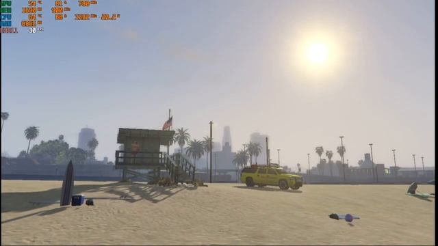Grand Theft Auto V (GTA 5) On Intel Core I3-3240 & AMD Radeon R7 240 2GB DDR3 | 768p | LOW |FPS Tes смотреть онлайн