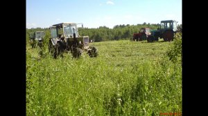 Заготовка сена на мтз-82