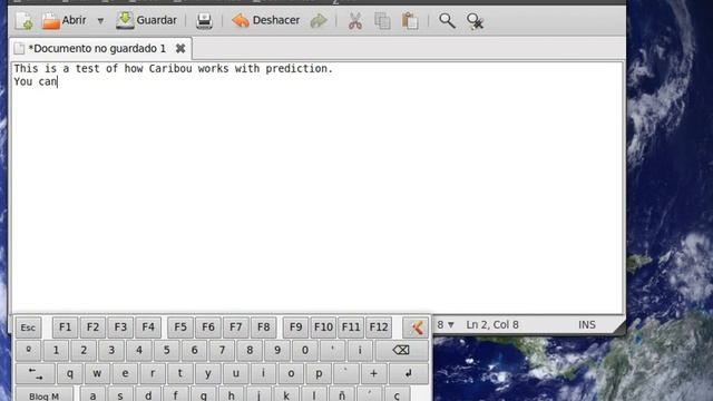 Caribou keyboard working with a prediction service over dbus смотреть онлайн
