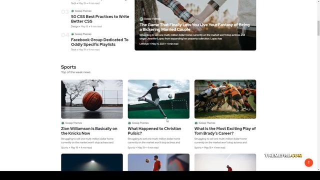 Evior - Modern Magazine WordPress Theme games journal смотреть онлайн