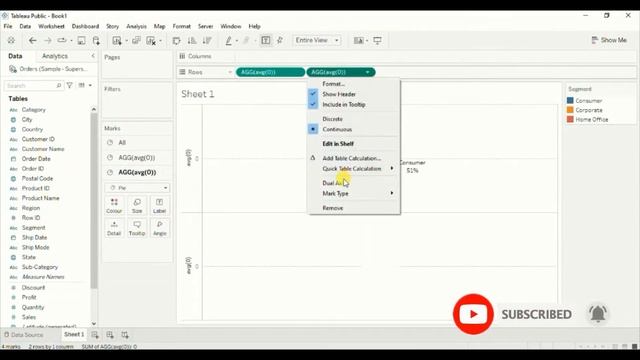 How To Create Donut Chart in Tableau смотреть онлайн