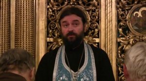 прот Андрей Ткачёв  ВЕЧЕРНЯЯ ПРОПОВЕДЬ