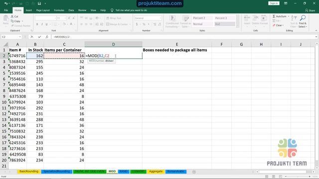 Microsoft Excel 2019 Bangla Tutorial 30 - Math Func Trunc Odd MOD смотреть онлайн