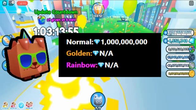 Party Dog Value In Pet Simulator X | Roblox Pet Simulator X Anime Update Value List