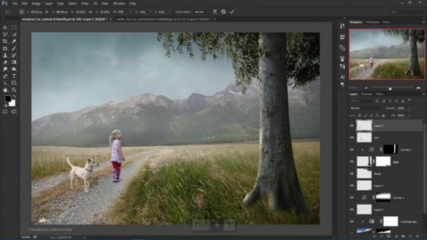 Foggy Place - Photoshop Manipulation Tutorial Effect