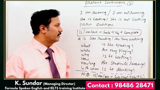 Present Continuous |how to Speak English fluently and confidently | Spoken English Classes in Telug смотреть онлайн