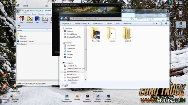 How to download Euro Truck Simulator 2 And how to play with Indian buses | Tutorial | PART-1 смотреть онлайн