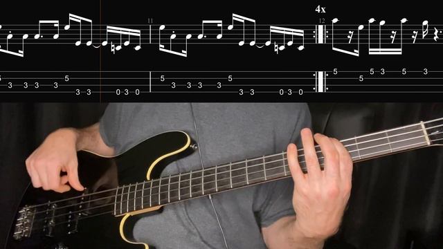 The Meters - Cissy Strut (Bass Line w/ Tabs and Standard Notation) смотреть онлайн