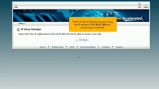 How to use IP Deny Manager in cPanel.mp4 смотреть онлайн