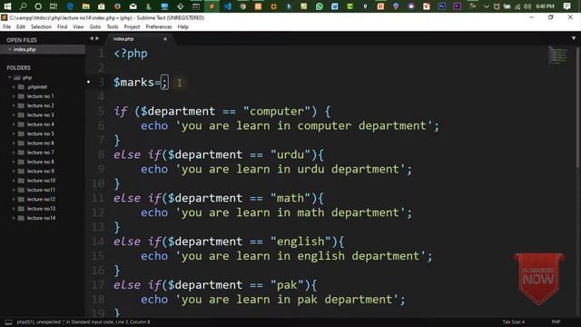 PHP Procedural & MySQLi Part 14 : if else - if condition in PHP in Hindi Urdu смотреть онлайн