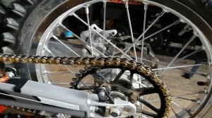 кайо т2 эндуро. замена цепи. поставил CZ.