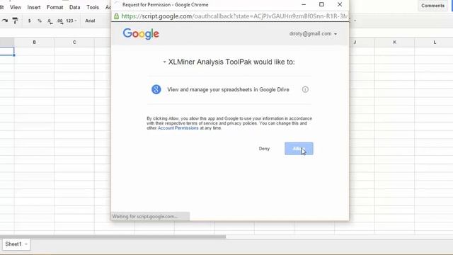 Installing the XLMiner Analysis ToolPak add-on in Google Sheets смотреть онлайн