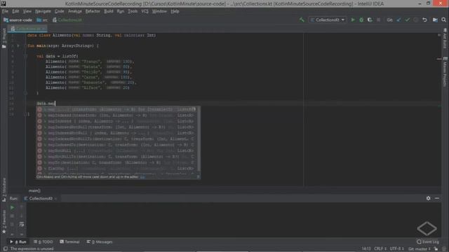 Como usar map em coleções em Kotlin смотреть онлайн