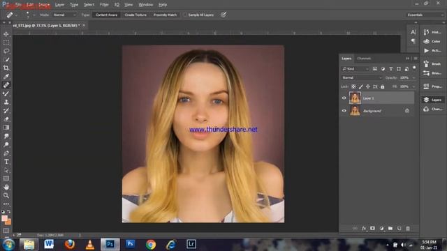 High-End Skin Retouching with Just 2 Layers! - Photoshop Tutorial with skinfiner смотреть онлайн