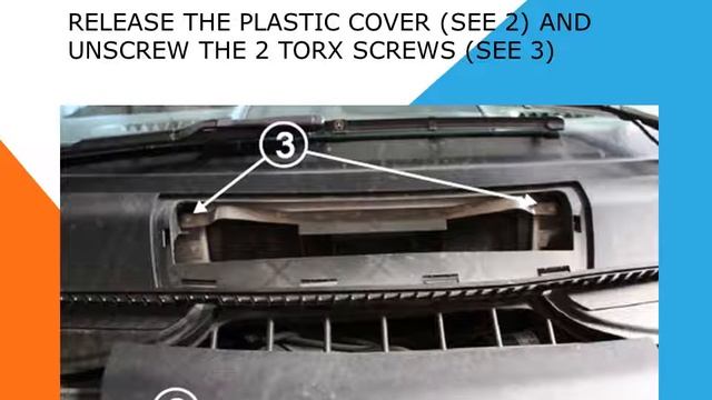 How to replace the air cabin filter dust pollen filter on a Mercedes Viano смотреть онлайн